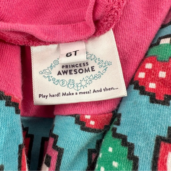 Princess Awesome PAC MAN Arcade Gamer Twirl Dress Girls 6 6T - Picture 3 of 6